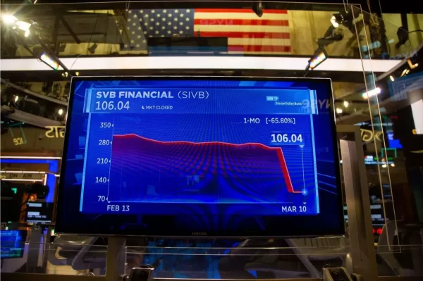 Silicon Valley Bank stock plummets on Wednesday the 08th March 2023